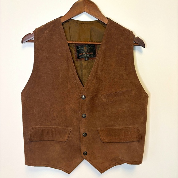 Lautreamont, Vintage Women's Suede Vest. Size F/M. - Picture 1 of 5